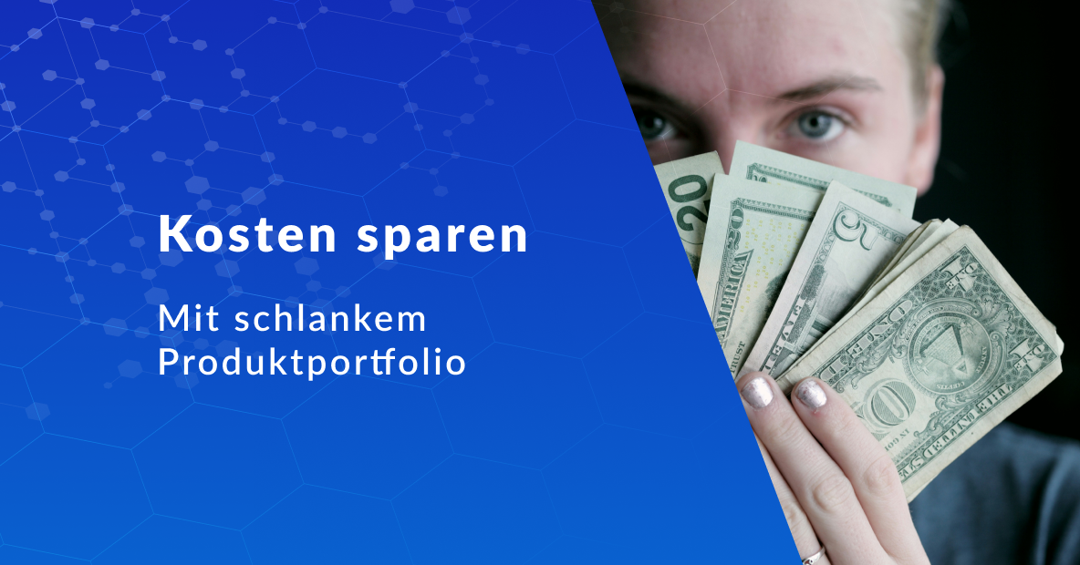 Kosten einsparen – mit schlankem Produktportfolio
